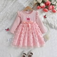thumbnail image 4 of Shadoumai Girls Easter Dresses Size 12 Easter Day Cartoon Rabbit Sleeveless Pullover Loose Suspenders Princess Baby Sets Fornewborn Girls, 4 of 7