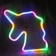 thumbnail image 2 of KAKOWELY Letrero de neón LED con forma de unicornio, lámpara de neón, luz decorativa de ambiente., 2 of 5