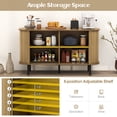 thumbnail image 2 of 47" Sideboard Buffet Cabinet with Adjustable Shelves for Kitchen Dining Room Living Room Entryway, 2 of 7
