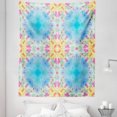 thumbnail image 1 of Psychedelic Tapestry, Psychedelic Design Abstract Blurred Wavy Ornaments Oriental Quirky Image, Fabric Wall Hanging Decor for Bedroom Living Room Dorm, 5 Sizes, Pink and Blue, by Ambesonne, 1 of 1