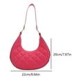 thumbnail image 2 of Bolso de hombro de media luna a cuadros de moda Bolso de mano de moda Bolso pequeño Hobo para mujer, 2 of 9