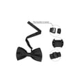 thumbnail image 3 of CORBATA DE LAZO PREATADA INSPIRE CHIC PARA EL DÍA DEL PADRE, HOMBRES, CON PUNTOS DE POLKA, CORBATAS DE BODA, TAMAÑO ÚNICO, NEGRO, 3 of 5