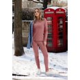 thumbnail image 5 of Ronuti Thermal Underwear for Women Comfortable Women's Homewear Pajama Set Autumn Winter Homewear Pajamas Winter Trendy Layering Set, 5 of 6