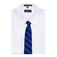 thumbnail image 2 of Mens Zipper Repp Stripe College Printed Necktie Ties - Many Colors Available, 2 of 2