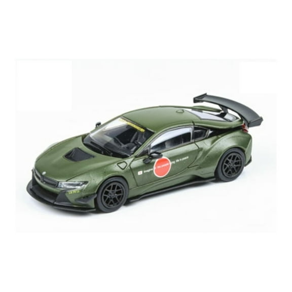 BMW i8 Zero Liberty Walk Hardtop, Green - Paragon PA55145GN - 1/64 scale Diecast Model Toy Car