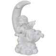 thumbnail image 3 of Northlight Girl Cherub Laying on Crescent Moon Statue - 7.25", 3 of 7