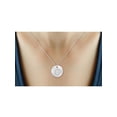 thumbnail image 2 of JewelersClub Accent White Diamond Initial Letter Pendant for Women | Customizable .925 Sterling Silver G Alphabet Monogram Necklaces for Girls |Capital Letters | Personalized Jewelry Gift for Her, 2 of 4