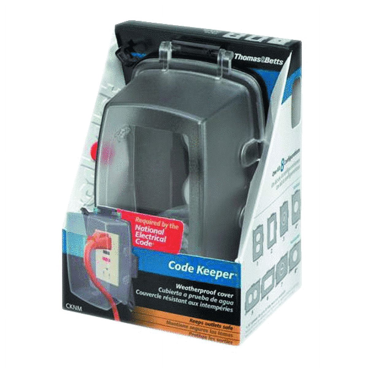 Red Dot In-Use Outdoor Outlet Cover