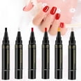 thumbnail image 6 of 3-in-1 Nail Polish Pens, 6PCS Nail Art Gel Polish Pen for Drawing, Quick-Dry, No Base Coat Needed, Easy Apply for Home and Professional Manicure, 6 of 10