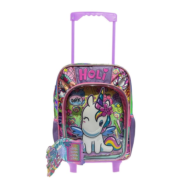 Mochila Primaria con Ruedas Infantil Onix (Unicornio) 20L
