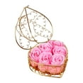 thumbnail image 2 of PPgejGEK Iron Basket Rose Soap Flower Gift Box Tanabata Valentine's Day Gift Eternal Flower Wedding Creative Gift for Valentine's Day Mother's Day Christmas Birthday Gifts Festival Gift, 2 of 4