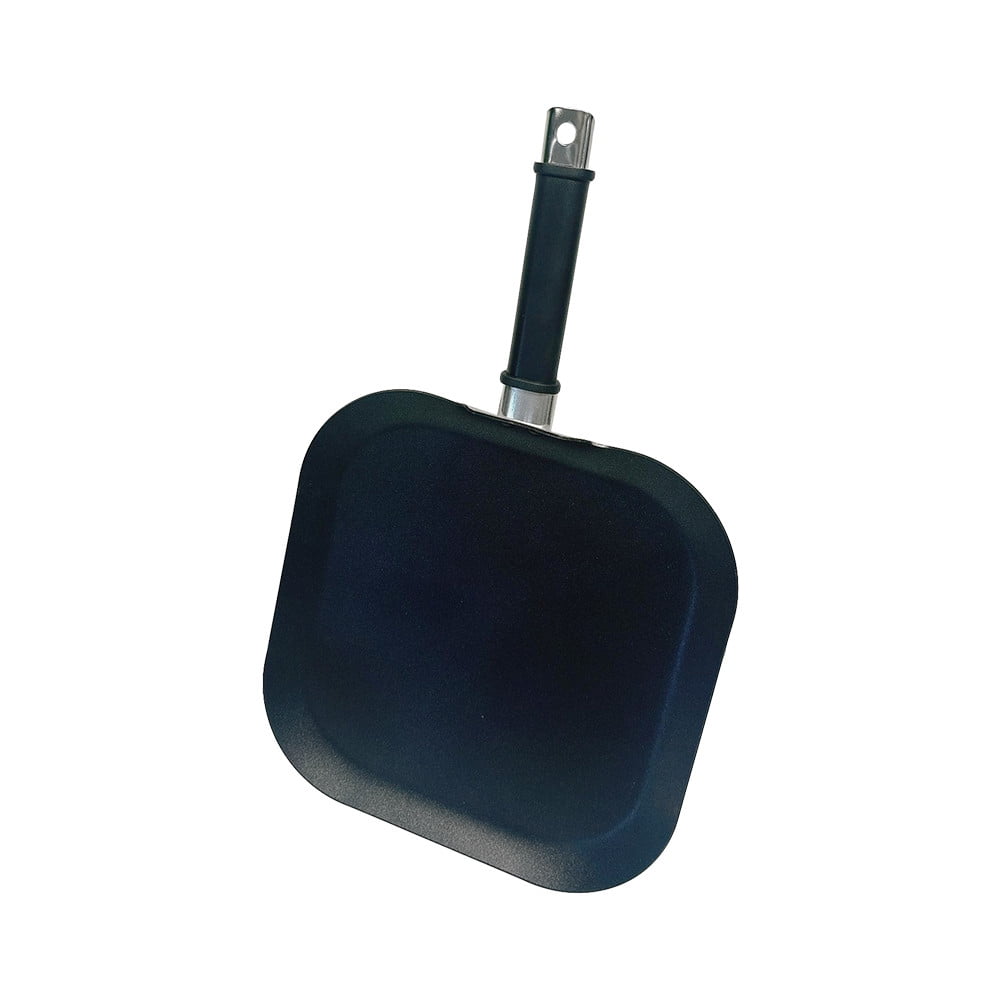 Non-Stick Coating Square Griddle Pan Flat Grill, 11" x 11" Non-Stick Cookware