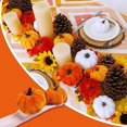 thumbnail image 2 of Simulación de franela, decoración de calabaza de Halloween, tela colorida, decoración de Festival de fantasma de calabaza, decoración de fiesta de Helloween feliz, 2 of 4