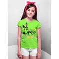 thumbnail image 3 of Hunting Crew Easter Bunny Egg Hunting Christian Event Youth T-shirt, Youth XS, Lime, 3 of 5