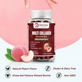 thumbnail image 5 of Zammex Multi Collagen Peptides Gummies,Collagen Gummy, Type 1,2,3,5 &10 Supplements for Women & Men with Biotin Vitamin C, Peach Flavor, 30servings, 5 of 7