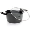 thumbnail image 2 of Oster 5.5 Quart Aluminum Nonstick Dutch Oven in Black With Lid, 2 of 4