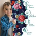 thumbnail image 3 of Pioneer Flower Floral Print Pattern Teens Curtains,Teens Insulated Curtains Set Of 2,Bedroom Essentials,Toddler Room Decor 52"x84", 3 of 5