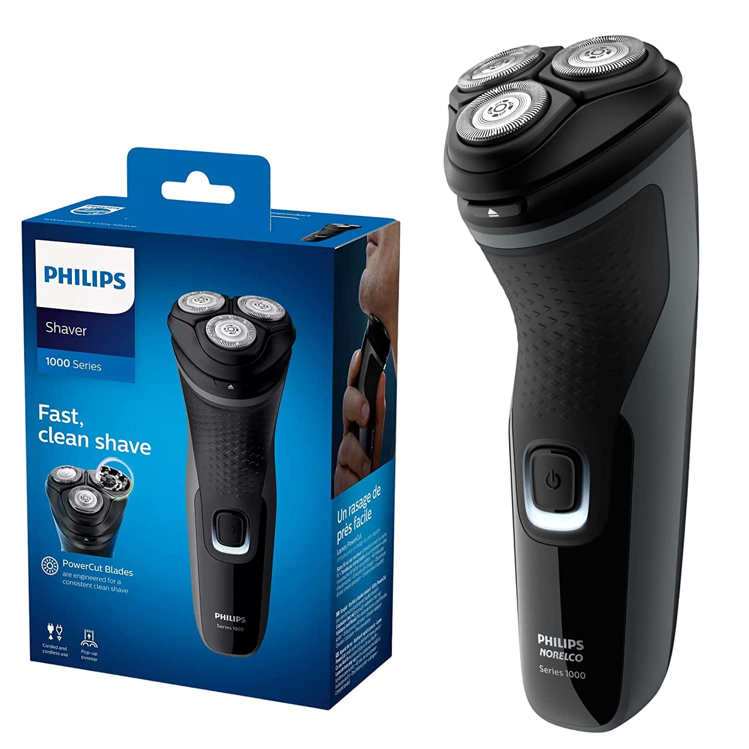 Philips Norelco Electric Shaver Trimmer Series 2000 Men's Shaver with