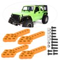thumbnail image 4 of M Buder Juego de 4 Soportes Amortiguadores de Aleación de Aluminio Placa Base de Montaje Altura Ajustable para Coche RC a Escala 1/10 Crawler SCX10 Anaranjado (5 cm / 2 in), 4 of 9