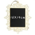 thumbnail image 2 of Hanging Type Hollow Style Blackboard with Hollow Blackboard Hemp Rope DIY Writing Message Board, 2 of 2