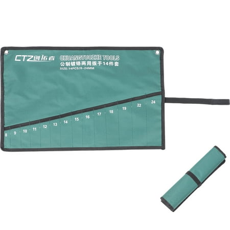 

Wrench Roll Up Bag Wrench Tools Organizer Pouch Tools Roll Up Bag Wrench Roll for Home