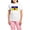 With Pink Camo Pant, variant on CafePress - Ukrainian Flag With Fist Pajamas - Women's Short Sleeve Print T-Shirt and Pants Light Cotton Pajama Set