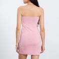 thumbnail image 3 of Lamuusaa Women Sleeveless Off-shoulder Dress Casual t Backless Party Dress Beach Streetwear, 3 of 9