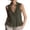 Dark Gray-02, variant on Women's Ruffle Trim Peplum Cami Tops, V Neck Sleeveless Casual Blouse, Breathable Summer Tank Top