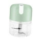 thumbnail image 5 of Pressas de ajo de ajo eléctrico de 250 ml Masher de alimentos de licuadora portátil recargable para cebolla de pimienta fruta de carne de vegetales verde, 5 of 8