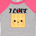 thumbnail image 4 of Inktastic Waffle Lover I Love Waffles Boys or Girls Baby Bodysuit, 4 of 5