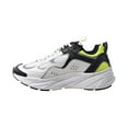 thumbnail image 4 of Fila Trigate Plus Women's Shoes White-Black-Safety Yellow 5rm01083-115, 4 of 6