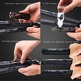 thumbnail image 4 of LMHF Steam Straightener for Hair, Professional Steam Flat Iron Salon Ceramic Tourmaline Vapor Steam Ionic Straightening Iron 2 in 1 Hair Straightener and Curler Dual Voltage Adjustable Temp, 4 of 5