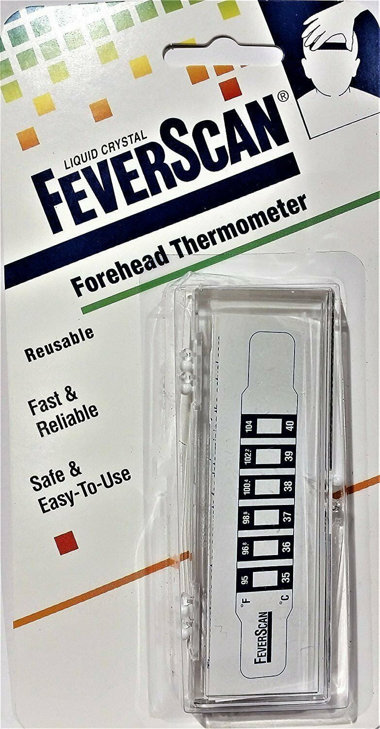 FeverScan Forehead Thermometer 1 ea (Pack of 2)