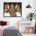 thumbnail image 3 of Stupell Industries Contemporary Gold Headphones Glam Female Black Floating Frame Canvas Art, 31 x 25, by Franklyn Gregory, 3 of 8