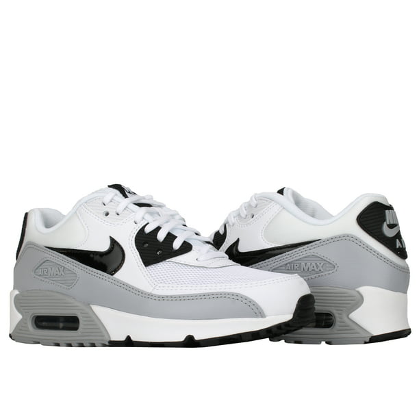 Nike Women's Air Max 90 Essential White/Black/Wolf Grey Running Shoe (White/Black/Wolf Grey, 9 -