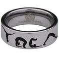thumbnail image 2 of Yoga Style 3 Tungsten Carbide Ring, 2 of 9