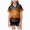 Gold, variant on Halloween Girls Pajamas Silk Satin Pajama Set Short Sleeve Button down Sleepwear Soft Cute Pjs with Ruffle Shorts Kids 2 Piece Loungewear(Khaki,10-11Years)