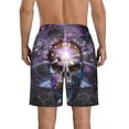 thumbnail image 3 of Tool Band Men's Beach Shorts Swim Trunks Casual Quick Dry Board Shorts Swimwear with Mesh Lined and Pockets, 3 of 8