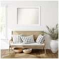 thumbnail image 2 of Amanti Art Custom Framed Wall and Bathroom Mirror (34 x 43 in.), Corvino White Frame, 2 of 7