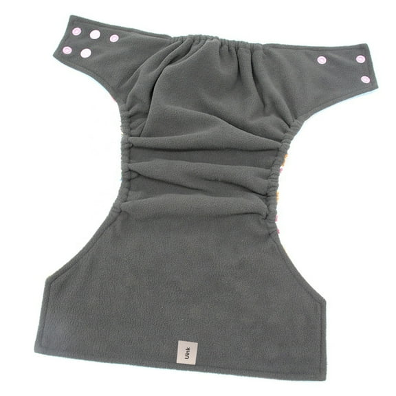 Uink Cloth Baby Diapers, Newborn Baby Cloth Diaper Cover Nappy Hook and Loop