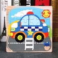 thumbnail image 3 of Gwong Juguete Dibujos animados de madera avión cohete coche mosaico jigsaw puzzles board desarrollo juguete niños Gwong 30001189, 3 of 7