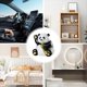 thumbnail image 4 of Juguetes Solares Danzantes, Muñecos Panda con Cabeza Muñeco Panda, Figuras Coleccionables, Decoración para Tablero Instrumentos Automóvil, Accesorios Escritorio Panda para Oficina, 4 of 4
