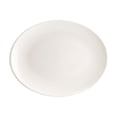 thumbnail image 2 of Moove 9.75" x 7.5" x h:1" Oval Warm White Porcelain Platter (Set of 2), 2 of 2