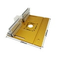 thumbnail image 2 of Unatoiry Aluminium Alloy Wood Milling Flip Board Convenient Addition To Woodworking Tools Easy To Ergonomic gold, 2 of 6