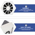 thumbnail image 4 of KAKOWELY Car Exhaust Fan Smoke Removal White ABS 1Set for Family Use, 4 of 8
