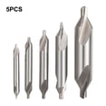 thumbnail image 3 of Centro Taladro Bit Angular de madera Perforación Bits Hole Acero de alta velocidad DIY Hogar profesional Posicionamiento Punzonado Herramientas de mano 5pcs Scienceny TO001443-02, 3 of 7