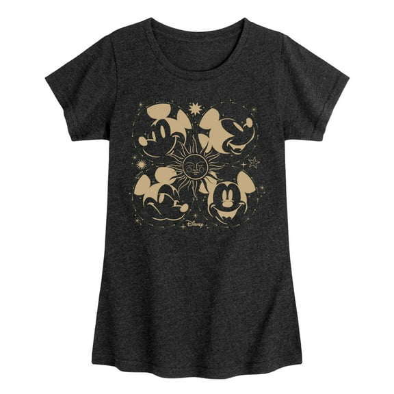 Disney - Mickey Star  - Toddler & Youth Girls Short Sleeve Graphic T-Shirt