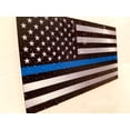 thumbnail image 3 of Pack of 3 Thin Blue Line and USA Flag Decal Stickers American Flag Fallen Officer Cop Car Truck Blue Lives Matter, 3 of 7