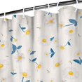 thumbnail image 4 of 72x72 Inch Fabric Shower Curtain Waterproof Polyester, Daisy Floral Print, 4 of 6