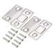 thumbnail image 5 of Ganchos magnéticos delgados de Uxcell, metal niquelado, tono plateado, 2 paquetes, 5 of 6